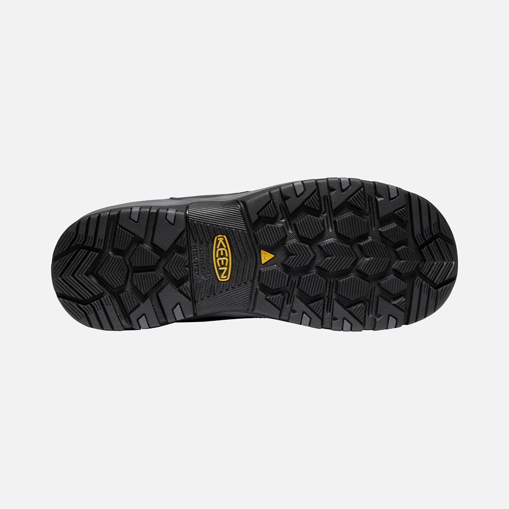 Keen Trekking Bot Erkek Siyah - Chicago 6\" Waterproof (Carbon-Fiber Toe) - Türkiye DZMB14602